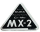 ProBMX - MX2 Stem Decal - Chrome & Black