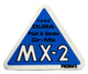ProBMX - MX2 Stem Decal - Chrome & Dark Blue