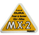 ProBMX - MX2 Stem Decal - Chrome & DC Gold