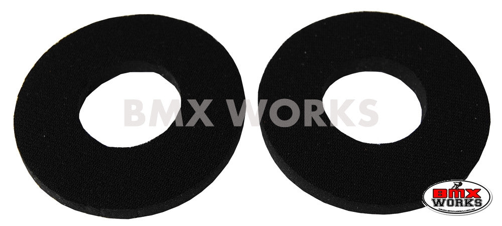 ProBMX Flite Style BMX Bicycle Foam Grip Donuts - Black Pairs