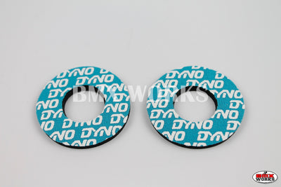 ProBMX Flite Style Dyno Aqua & White Grip Donuts
