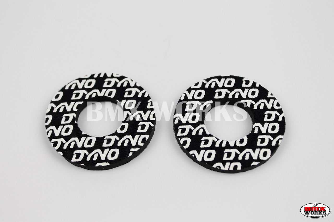 ProBMX Flite Style Dyno Black & White Grip Donuts