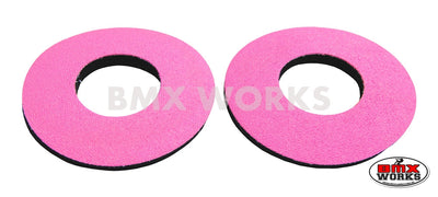 ProBMX Flite Style BMX Bicycle Foam Grip Donuts - Pink Pairs