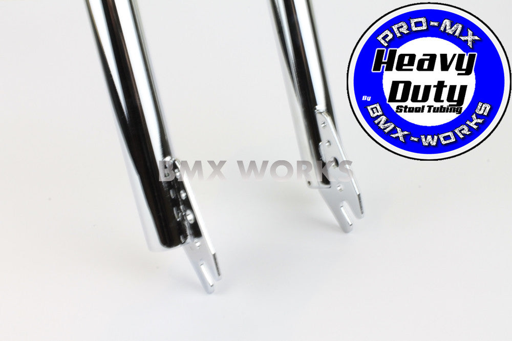 ProBMX 20" Threaded Retro BMX Forks Chrome