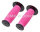 ProBMX Old Style Mushroom Grips Pair -  Black & Pink