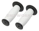 ProBMX Old Style Mushroom Grips Pair -  Black & White