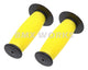 ProBMX Old Style Mushroom Grips Pair -  Black & Yellow