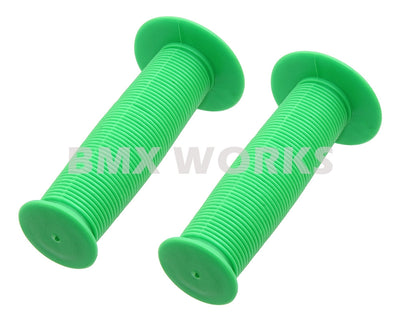 ProBMX Old Style Mushroom Grips Pair - Green