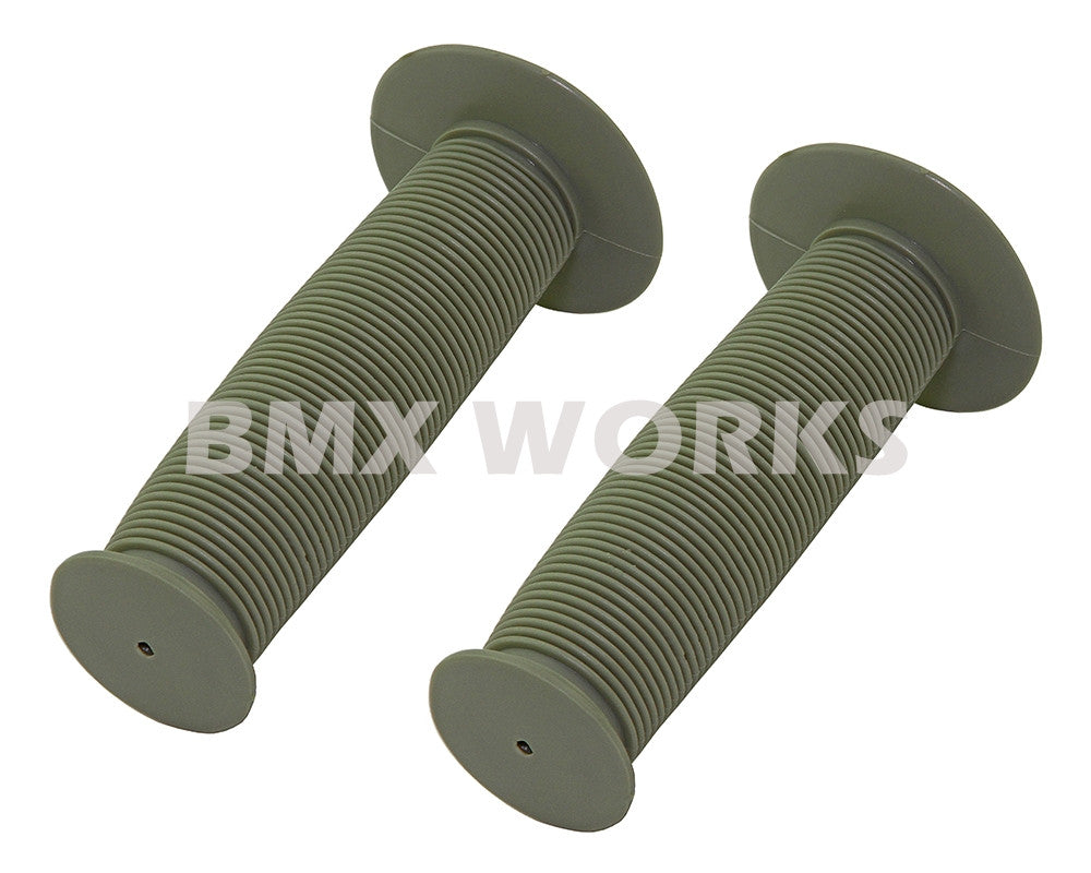 ProBMX Old Style Mushroom Grips Pair -  Grey