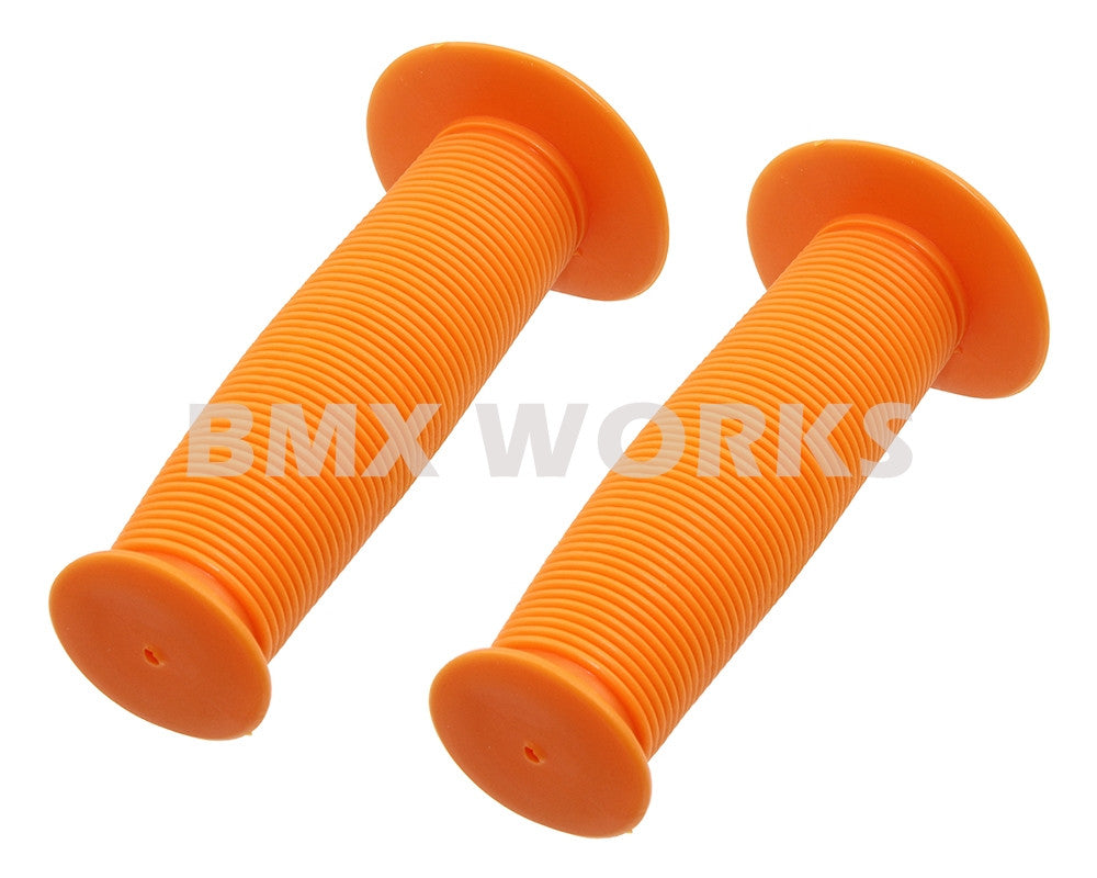 ProBMX Old Style Mushroom Grips Pair -  Orange