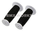 ProBMX Old Style Mushroom Grips Pair -  White & Black