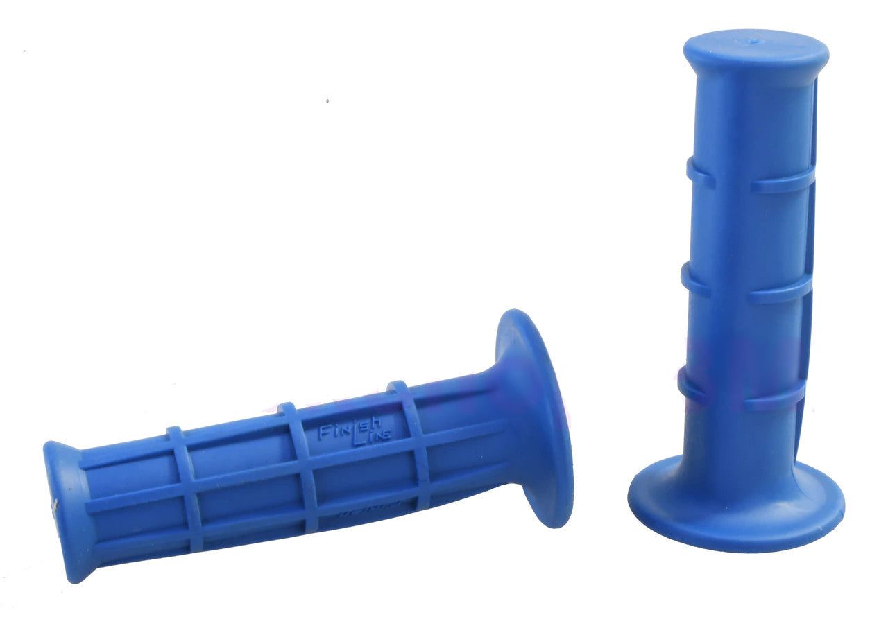 Neal Enterprises Finish Line Old School Retro BMX Grips - Blue