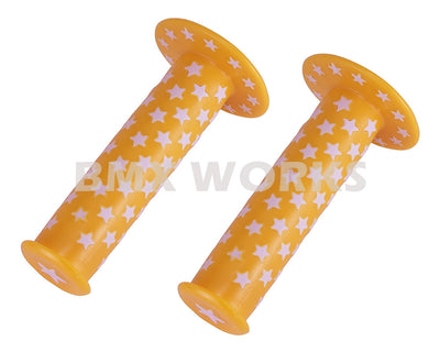 ProBMX Star Grips Pairs - Yellow & White