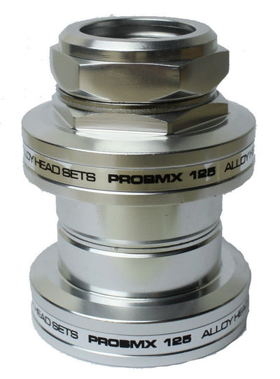 ProBMX MX-125 Alloy BMX Headset 1" Threaded - Silver