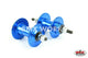 ProBMX High Flange Hubs 36 Hole - Blue Pair