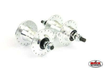 ProBMX High Flange Hubs 36 Hole - Silver Pair