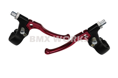Dia-Compe Tech 5 MX183 Brake Lever Set Black & Red
