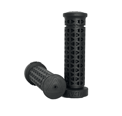 AME MTB - BMX Freestyle Zone Soft Low Flange Grips - Black Pair