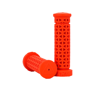 AME MTB - BMX Freestyle Zone Soft Low Flange Grips - Fluro Orange Pair