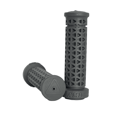 AME MTB - BMX Freestyle Zone Soft Low Flange Grips - Grey Pair