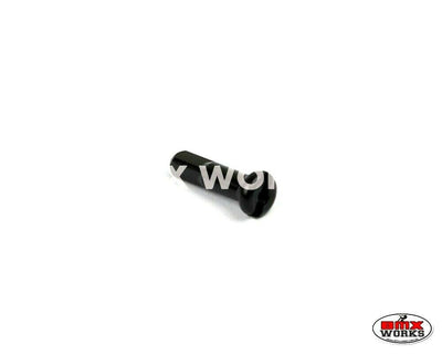 14G x 16mm Aluminium Spoke Nipples Black - Each