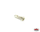 14G x 16mm  Brass Spoke Nipples - Chrome