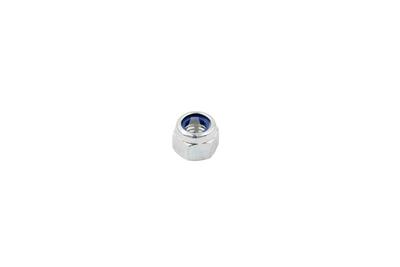 Nyloc Caliper Axle Nut M6 Zinc Plated Silver