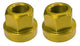 Axle Nuts Hex 3/8" x 26tpi - Aluminium - Pairs - Lite Gold