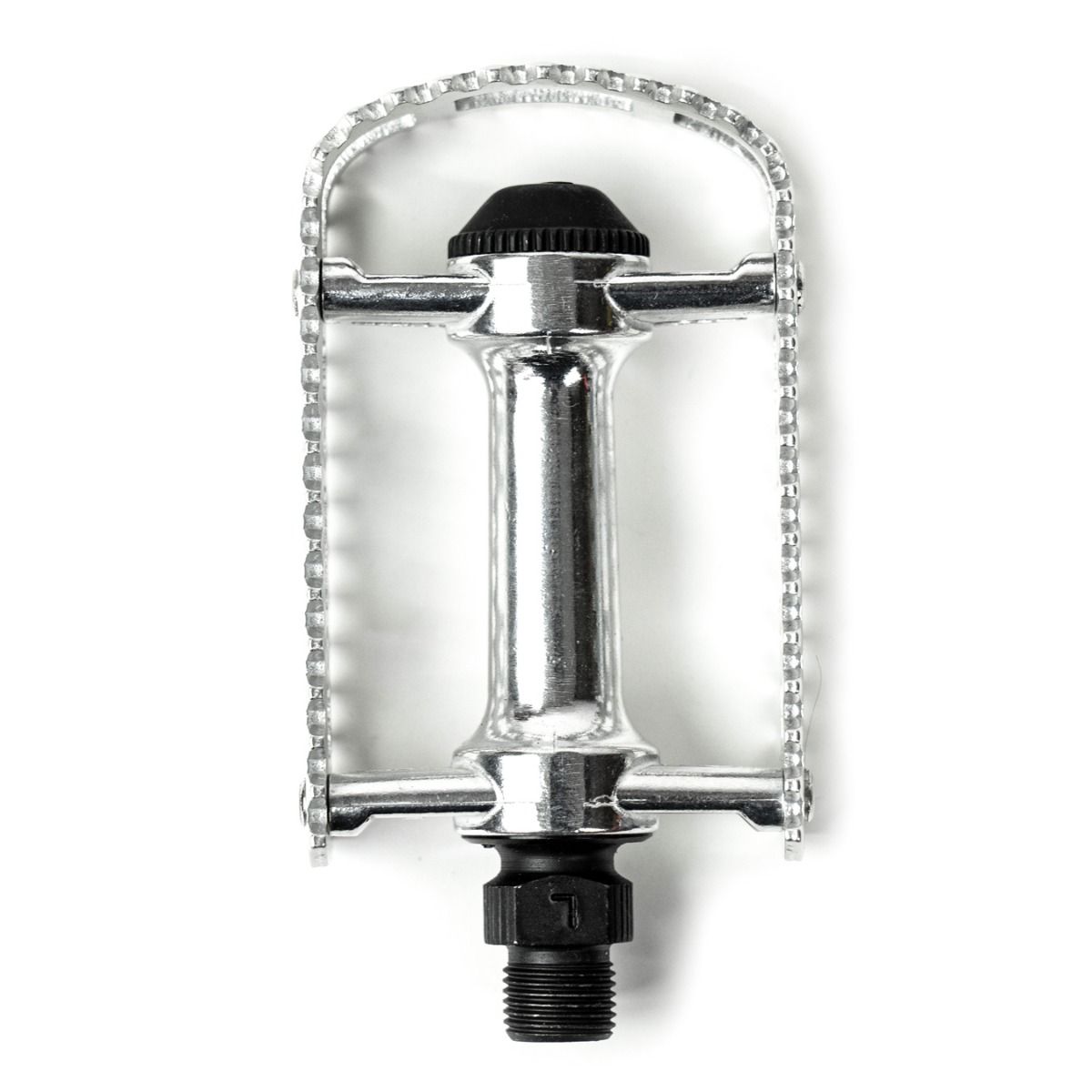 MKS BM-10 Foot Jaws Pedals 9/16" - Silver