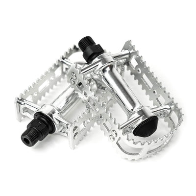 MKS BM-10 Foot Jaws Pedals 1/2" - Silver