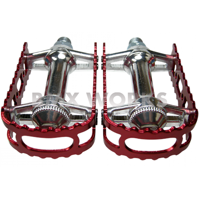 MKS BM-7 Pedals 1/2" Red