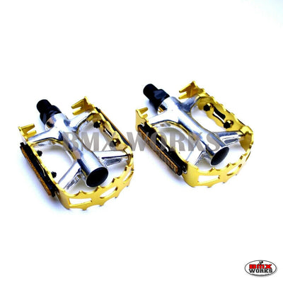 ProBMX Retro Pedals 1/2" Gold