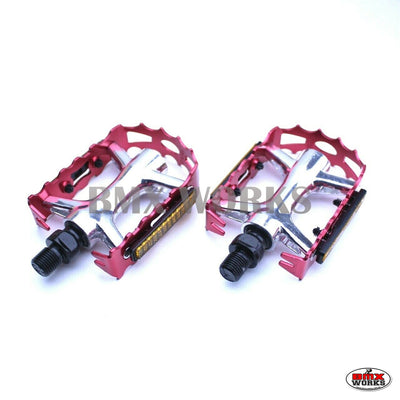 ProBMX Retro Pedals 9/16" Red