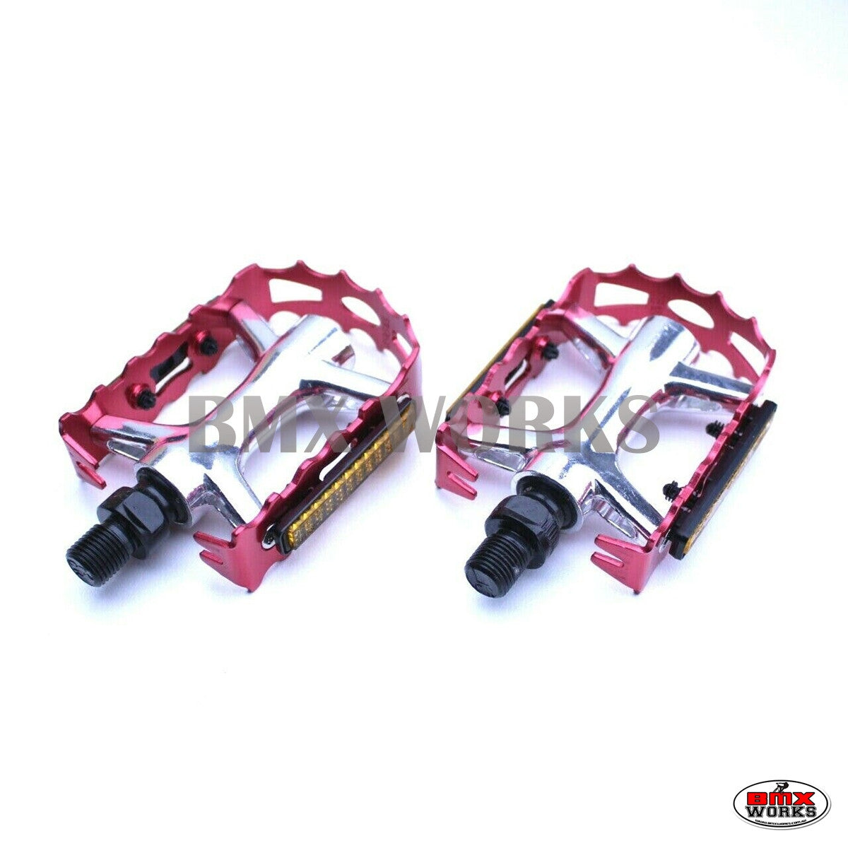 ProBMX Retro Pedals 1/2" Red