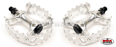 Pedals 1/2" VP Bear Trap Silver Pair