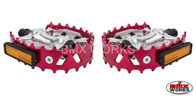 Pedals 1/2" VP Bear Trap Red Pair