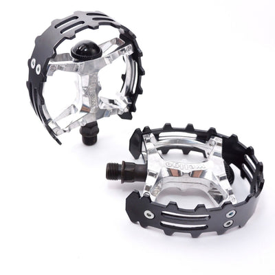 Pedals 1/2" Wellgo XC-II Style Bear Trap Pairs - Black