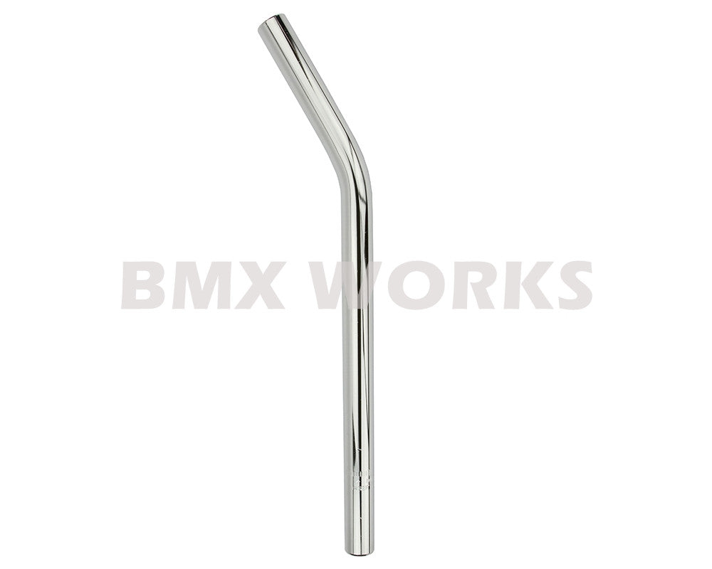 ProBMX Steel Seat Post Layback 22.2mm x 400mm - Chrome