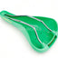 Blemished: Viscount Dominator 2166 BMX Seat Green with Gold Lettering