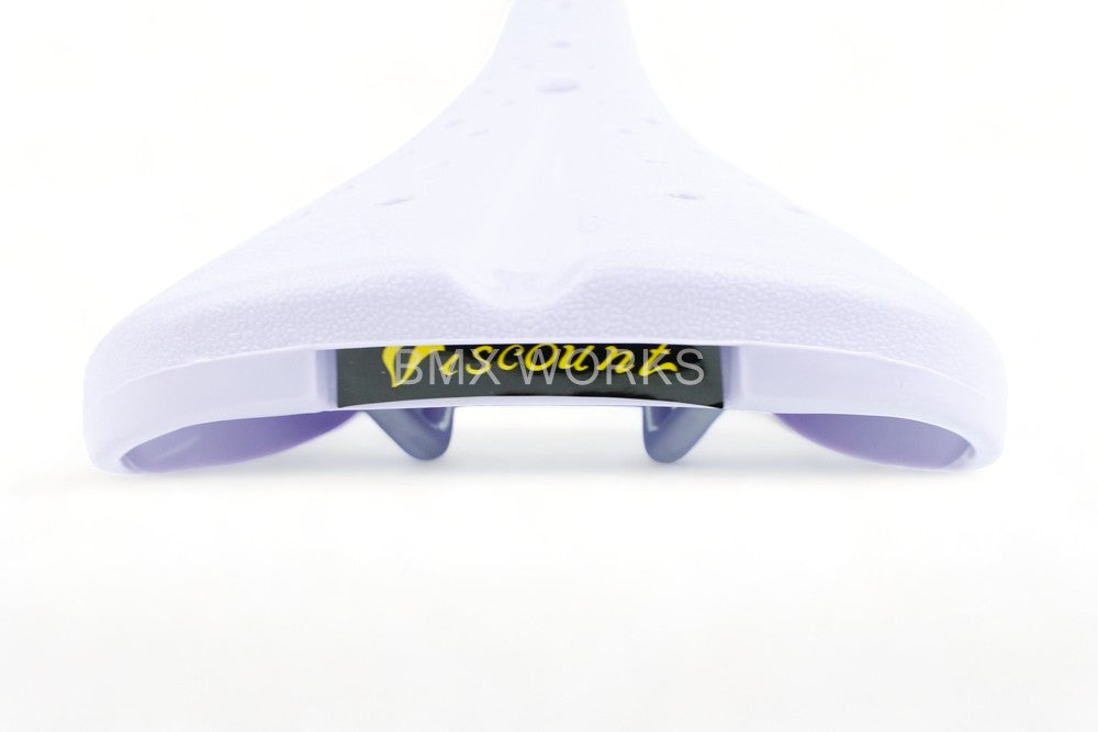 Viscount Dominator 2166 BMX Seat Lavender with Gold Lettering