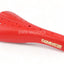 Viscount Dominator 2166 BMX Seat Red with Gold Lettering