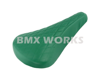 ProBMX Vinyl Diamond Quilted Seat - Green