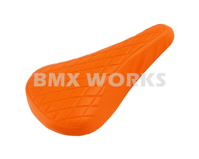 ProBMX Vinyl Diamond Quilted Seat - Orange
