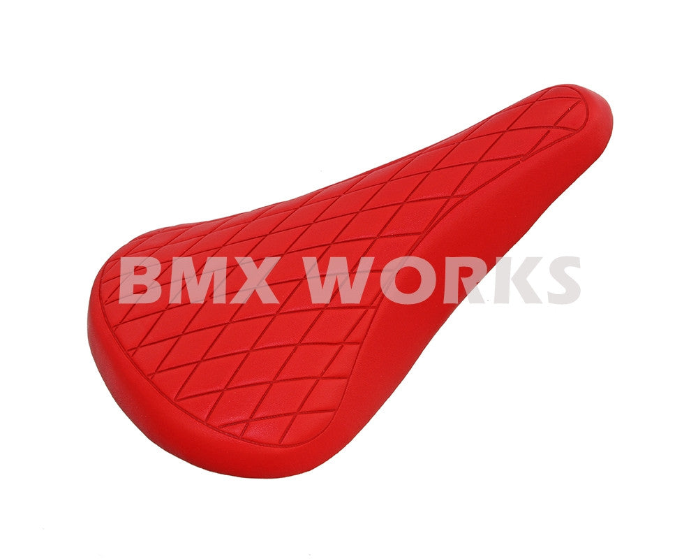 ProBMX Vinyl Diamond Quilted Seat - Red