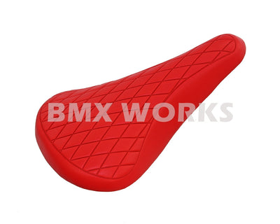 ProBMX Vinyl Diamond Quilted Seat - Red