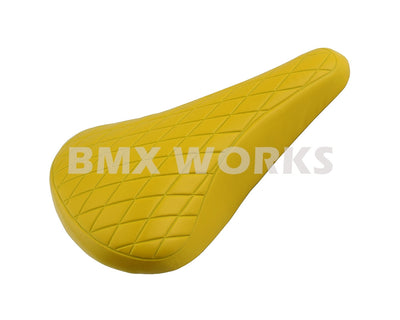 ProBMX Vinyl Diamond Quilted Seat - Yellow