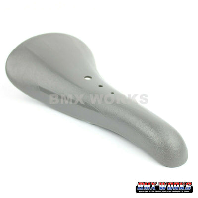 Velo VL-117 BMX Lightning Bolt Aero Style Seat Grey