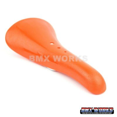 Velo VL-117 BMX Lightning Bolt Aero Style Seat Orange