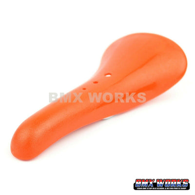 Velo VL-117 BMX Lightning Bolt Aero Style Seat Orange