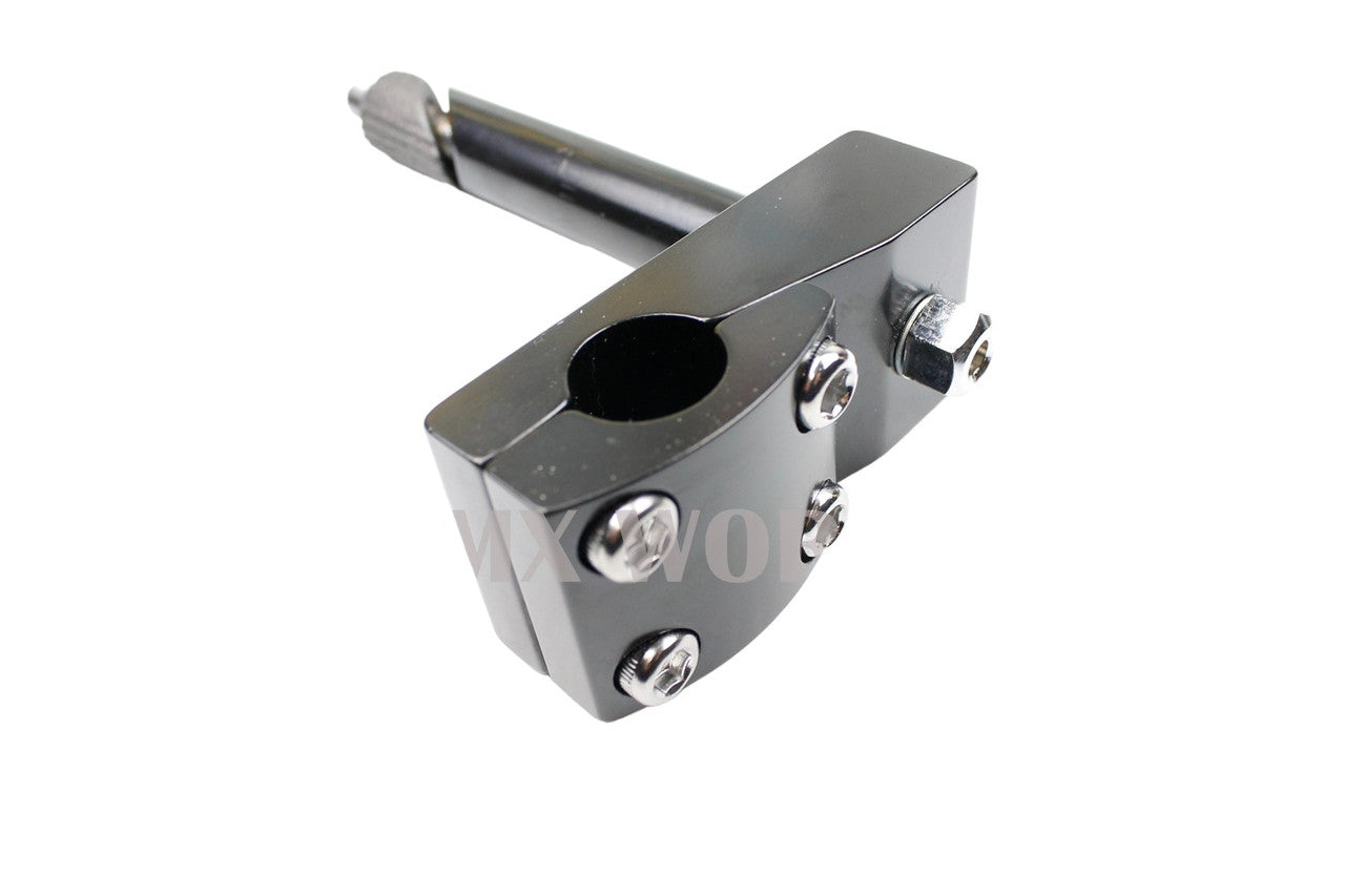 ProBMX Stem 21.1mm Quill - Suit 22.2 Bars - No Logo - Black